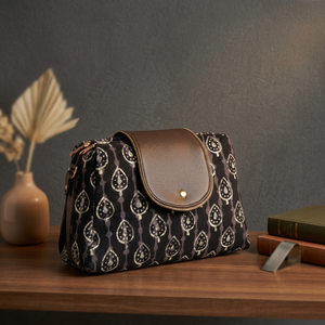 Sac bandoulière de luxe classique personnalisé de haute qualité Jaipur, sac à main de couleur unie avec rabat en paille, sac ethnique traditionnel pour femme - Product Image 4