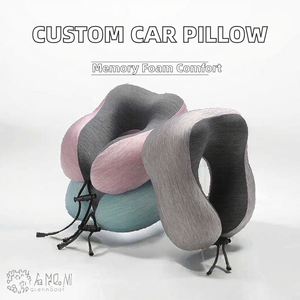Großhandel <span class=keywords><strong>U</strong></span>-förmigen Memory Foam Reise kissen Four Seasons Car Nap Lagerung mit benutzer definierten Logo <span class=keywords><strong>Creative</strong></span> Design - Product Image 3