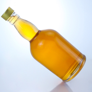 Botella de Vidrio Clásica de Hombro Redondo y Cuello Estrecho para Whisky, Brandy, Ron, Embalaje de Licores, Logotipo Personalizado al por Mayor, 750 ml, 1 Litro - Product Image 5