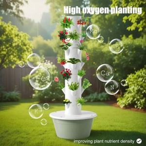 <span class=keywords><strong>Meilleur</strong></span> prix Sunplus Nouveau <span class=keywords><strong>système</strong></span> de culture hydroponique <span class=keywords><strong>aéroponique</strong></span> vertical en plein air Tour de culture de jardin pour légumes et fruits - Product Image 3