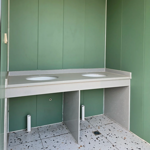 Cabina <span class=keywords><strong>de</strong></span> inodoro urbana para exteriores, paquete plano, <span class=keywords><strong>madera</strong></span> para aceras, estaciones <span class=keywords><strong>de</strong></span> tránsito, construcción <span class=keywords><strong>de</strong></span> acero para el hogar, oficina, apartamento para parques - Product Image 6