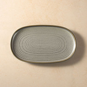 Vaisselle <span class=keywords><strong>de</strong></span> restaurant nordique en gros, vaisselle <span class=keywords><strong>de</strong></span> luxe en porcelaine, <span class=keywords><strong>grand</strong></span> plat à fruits <span class=keywords><strong>de</strong></span> mer, <span class=keywords><strong>grand</strong></span> plat <span class=keywords><strong>de</strong></span> service, assiettes ovales, hôtel - Product Image 2