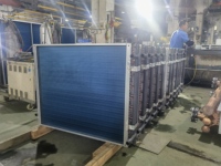 Évaporateur à tubes en cuivre à ailettes en aluminium hydrophiles, solution de refroidissement de haute précision pour les systèmes HVAC des unités CRAC de centres de données