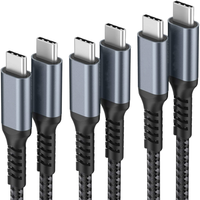 Cable USB Tipo C de Nailon Trenzado de 8 Metros, Personalizado por el Fabricante, Carga Rápida de 3A, Compatible con Automóviles, para Samsung Original