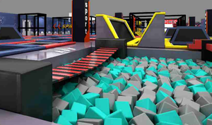 Prix d'usine Commercial Jumping play soft indoor park foam other slide amusement equipment park trampoline park for kids - Product Image 2