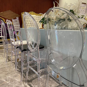 Chaises napoléon claires ambres transparentes transparentes en plastique de résine pour épouser la <span class=keywords><strong>location</strong></span> - Product Image 2