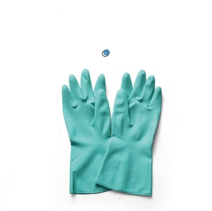 Guanti in Gomma Anti-Chimici, Anti-Olio, Resistenti ad Acidi e Alcali, per Uso Industriale, Spessi e Durevoli in Nitrile - Product Image 4