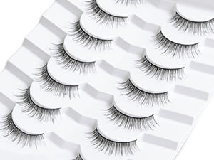 Pestañas Postizas en Tira, Curvatura <span class=keywords><strong>D</strong></span>, Largas, Individuales, Bandeja Mixta, Pestañas de Visón Sintético, Extensiones de Pestañas Emparejadas, 0.05, Negras - Product Image 6