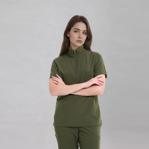 Conjuntos <span class=keywords><strong>de</strong></span> Uniformes Médicos para Mujer con Pantalones Jogger, Uniforme <span class=keywords><strong>de</strong></span> Enfermera Transpirable y Cómodo con Spandex, Uniformes Médicos al por Mayor - Product Image 1