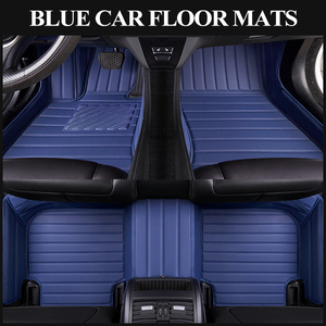 Tapis <span class=keywords><strong>de</strong></span> sol <span class=keywords><strong>de</strong></span> voiture en caoutchouc durable, imperméables toutes saisons, 3D 5D sur mesure, robustes, 4 pièces, ensemble universel, fourniture d'usine - Product Image 1
