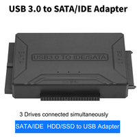 Câble USB 3.0 vers SATA IDE 3, adaptateur SATA vers USB, prend en charge les SSD/HDD externes de 2,5 et 3,5 pouces, câble convertisseur de disque dur pour PC Macbook