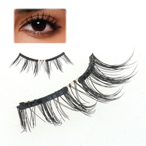 Pestañas Magnéticas 3D Reutilizables de Etiqueta Privada al por Mayor, Pestañas Postizas Magnéticas Naturales y Suaves con Aplicador - Product Image 1