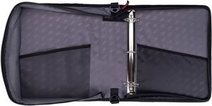 Free Sample BSCI <b>3</b> <b>Ring</b> <b>3</b> Inch Zipper <b>Binder</b>, 700 Sheets Large Capacity Waterproof School <b>Binder</b>, D-<b>Ring</b> Zip up <b>Binder</b> Bag - Product Image 6