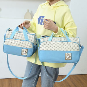 ミイラ旅行とおむつの変更のためのポリエステル赤ちゃんおむつ交換バッグバックパックスタイルのセット - Product Image 6