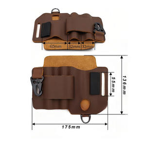 Funda de cuero premium para multiherramienta, organizador de cinturón EDC para trabajo y uso diario, funda de cuero para hombre, organizador de bolsillo EDC - Product Image 5