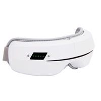 Masajeador de Ojos Transfronterizo con Compresa Caliente, Bluetooth, Presión de Aire, Tipo Máscara Protectora, Conector Tipo-C, Batería de 1000mAh, Función Musical