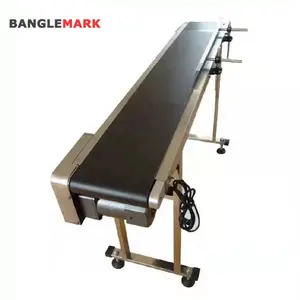 Manufacturer supply stainless steel conveying belt/belt conveyor 2 m, belt conveyor food industry price