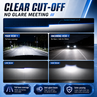 Projecteur Bi-LED Laser 3 Pouces 71W Faisceau Haut 44W Faisceau Bas 6000K 12V 24V Phares LED de Voiture Rétrofit Automobile Éclairage Auto