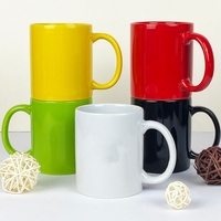 Mug à café en porcelaine multicolore avec poignée confortable, tasse à boire en céramique réutilisable pour la maison, le bureau, les fêtes, les cadeaux