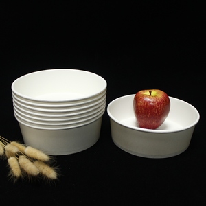 Contenedores Desechables de Papel Revestido de Grado Alimenticio, Resistentes al Agua, de Pared Simple, para Ensaladas, Snacks y Bebidas Frías, de 1500 ml, Personalizados <span class=keywords><strong>VIC</strong></span>, Producción de Fábrica - Product Image 4