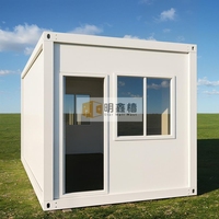 Maison préfabriquée modulaire démontable sans outils de 20 pieds, bureau, cabane mobile familiale rurale