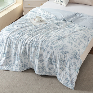 Edredón <span class=keywords><strong>de</strong></span> Verano con Estampado Moderno y Tacto Fresco, Edredón Transpirable <span class=keywords><strong>de</strong></span> Poliéster Agradable para la Piel, Ideal para Uso en Dormitorios con Clima Cálido - Product Image 2