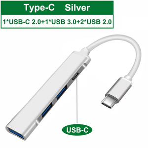 4 in 1 <span class=keywords><strong>USB</strong></span> 3.0ฮับความเร็วสูง USB3.0 OTG 4พอร์ต <span class=keywords><strong>USB</strong></span> C ฮับอะแดปเตอร์หลายตัวแยกสำหรับ Xiaomi Lenovo MacBook Pro อุปกรณ์เสริม - Product Image 6