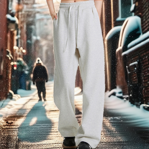 Pantalon Homme 100% Coton Anti-boulochage Taille Élastique Personnalisable – Pantalon de Jogging en Coton Premium pour Homme 2026 - Product Image 2