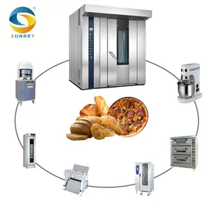 China Factory Price Complete Set Mixer Supply Golden Supplier Rotary Electric Bakery Cake Display Bakery Machines Equipment