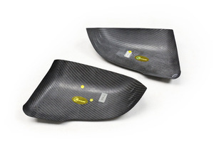 En promotion : Coque de rétroviseur en fibre de carbone sèche A90 Niu Wang Mo, noir/gris - Product Image 3