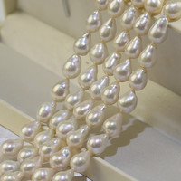 Feimefeirun — bijoux long edison 9-10mm de diamètre, bijoux en perles d'eau douce, style baroque