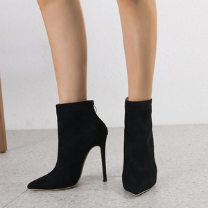 Nouvelles Chaussures Femme Tendance 2023 – Bottines Courtes Confortables Style Européen et Américain pour Pole Dance (12 cm) - Product Image 3