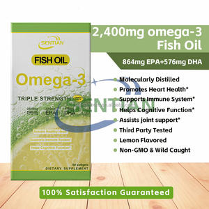 OEM Private Label integratore alimentare Omega <span class=keywords><strong>3</strong></span>-<span class=keywords><strong>6</strong></span>-<span class=keywords><strong>9</strong></span> più vitamina E con supporto EPA E DHA cervello olio di pesce integratore Softgel - Product Image 2