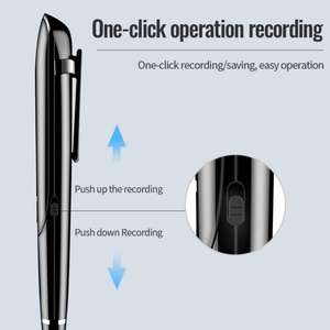 Stylo d'enregistrement portable à un clic avec prix de vente directe d'usine, stylo radio à réduction de bruit haute définition - Product Image 5