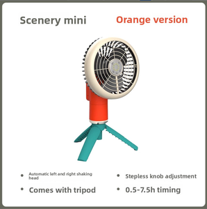 Ventilador de Camping LED Recargable Tipo-C con Material ABS, 260 Lúmenes de Brillo, Resistente al Agua IP44 para Camping y Uso en Exteriores - Product Image 5