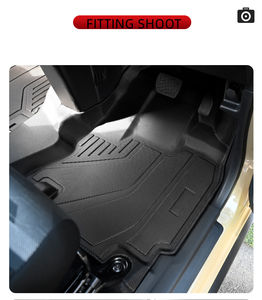 Japonya pazarı LC200 PRADO RHD tüm hava araba paspasları ile TPE malzeme Cyberpunk tasarım tarzı dahil gövde aksesuarları - Product Image 3