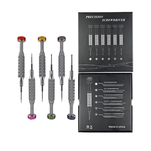 6 in 1 Screwdriver Set, Steel Bits,Aluminum Handle,Silent Bearing Design, for Phone, Watch&Electronics Repair - Product Image 2