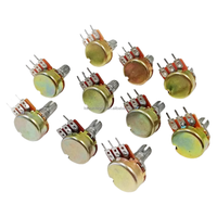 WH148 Type Potentiomètre Unique B1K Potentiomètre Ohm-B1M Ohm Potentiomètre Multi Spécification Poignée Longueur 15mm