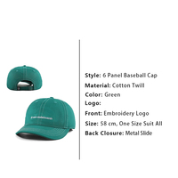 Gorra de Béisbol al por Mayor de Alta Calidad con Costuras en Contraste, Logotipo Bordado Personalizado, 6 Paneles, Sin Estructura, Perfil Bajo, Estilo Dad Hat