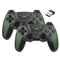 Manette de jeu sans fil double pour Linux/téléphone Android, pour boîte de jeu, stick PC, Smart TV Box, manette de jeu 2.4G