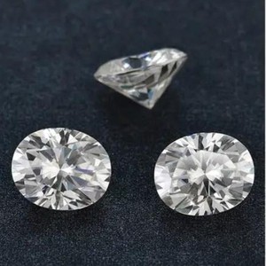 Oval Moissanite Loose Stone D Color Lab Created Synthetic Gemstone For Jewelry Making - Product Image 1