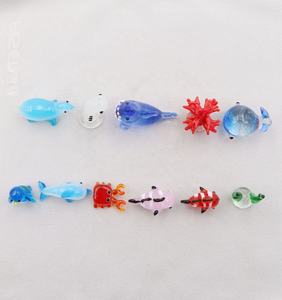 Nhỏ Handmade Murano Lampwork Thu Nhỏ Thổi Thủy Tinh Động Vật Biển Cá Bức Tượng Nhỏ Bán Buôn Cho DIY Aquarium Tường Bình Trang Trí Nội Thất Quà Tặng - Product Image 6
