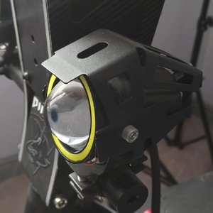 Lumière avant LED avec klaxon pour trottinette électrique, projecteur lumineux étanche, lampe d'avertissement de sécurité, accessoire de remplacement pour trottinette électrique - Product Image 3