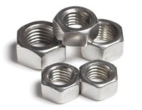 Écrou hexagonal en acier au carbone zingué résistant à la corrosion pour l'exploitation minière M1.4-M72 DIN 934 entièrement fileté autobloquant usiné CNC