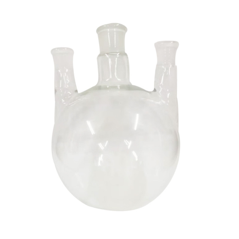 Колба с тремя горлышками косая форма с тремя горлышками стандартная колба с тремя горлышками с плоским дном