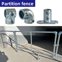 Vente en gros 33.7mm raccords de serrage de clé de tuyau rond usine pince de clé en fer malléable galvanisé 1 pouce colliers de serrage galvanisés