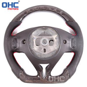 Volante de fibra de carbono para <span class=keywords><strong>Maserati</strong></span> <span class=keywords><strong>Ghibli</strong></span> Levante, OHC volante deportivo para motores, 2014, 2015, 2016, 2017, 2018, LED RPM - Product Image 5