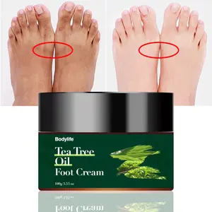 Esfoliante Private Label Feel Gel idratare tea tree oil Foot lime e callo rimozione del piede crema Peeling per tallone incrinato