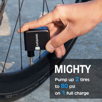 Pompe à air électrique miniature haute pression AIRBANK AS1 Max 100 PSI pour vélo