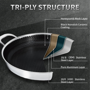 Commercial Seafood Grill Risotto <strong>Pan</strong> Stainless Steel Honeycomb Nonstick <strong>Paella</strong> <strong>Pan</strong> Skillet <strong>Pan</strong> - Product Image 5